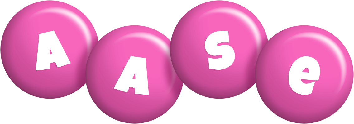 Aase candy-pink logo