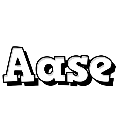 Aase snowing logo