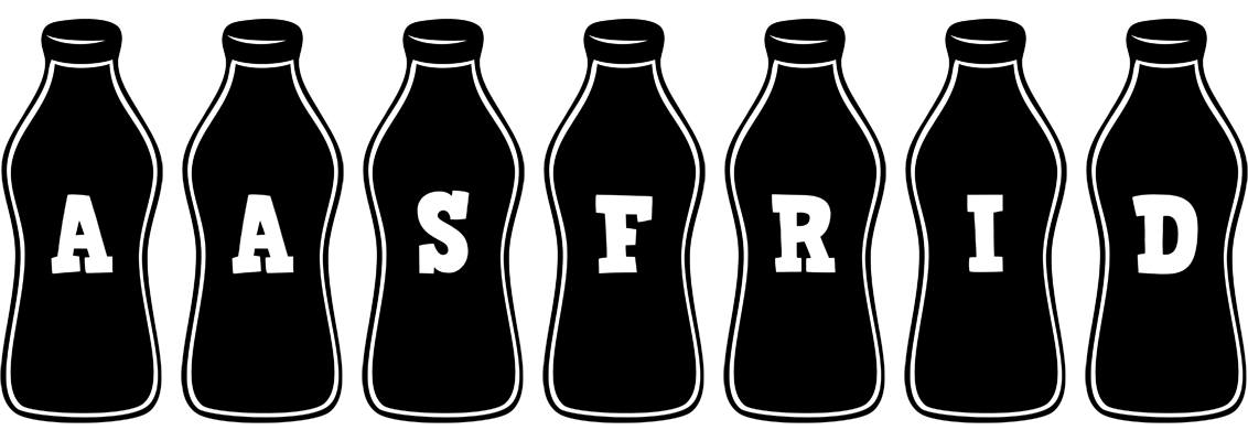 Aasfrid bottle logo