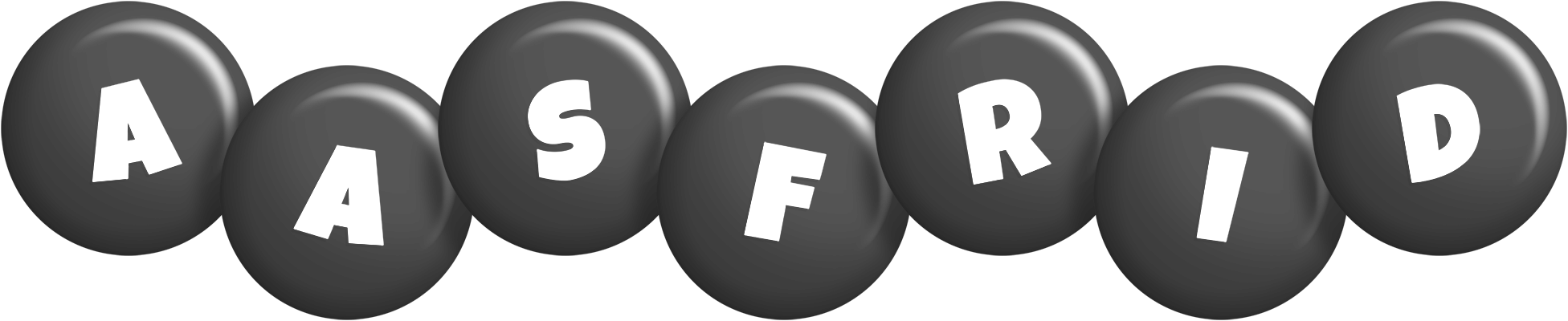 Aasfrid candy-black logo