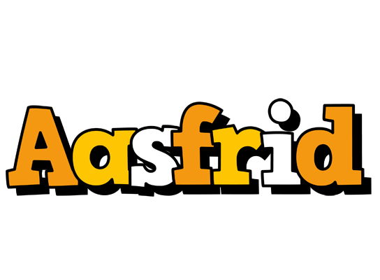 Aasfrid cartoon logo