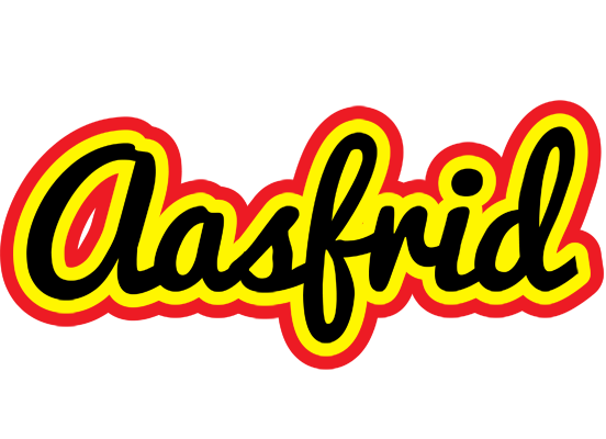 Aasfrid flaming logo
