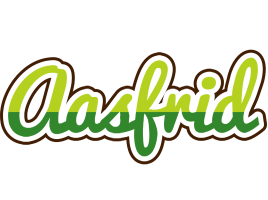 Aasfrid golfing logo