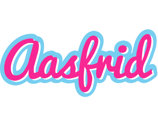 Aasfrid popstar logo