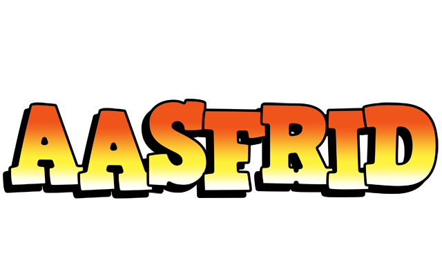 Aasfrid sunset logo