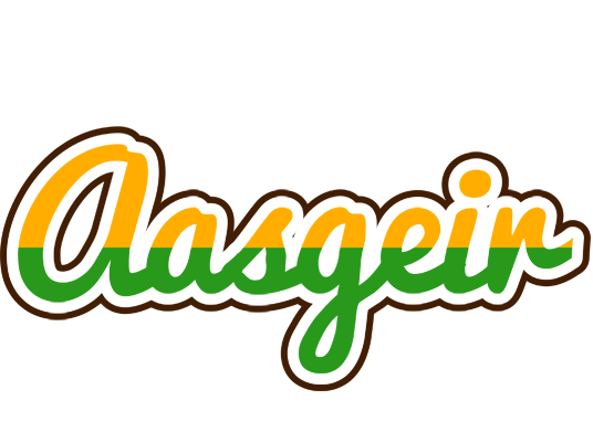 Aasgeir banana logo
