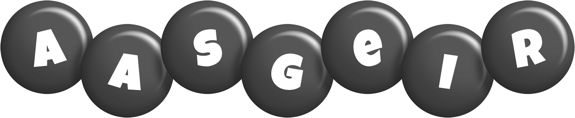 Aasgeir candy-black logo