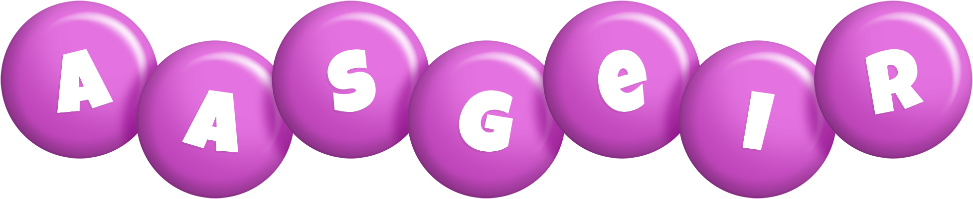 Aasgeir candy-purple logo