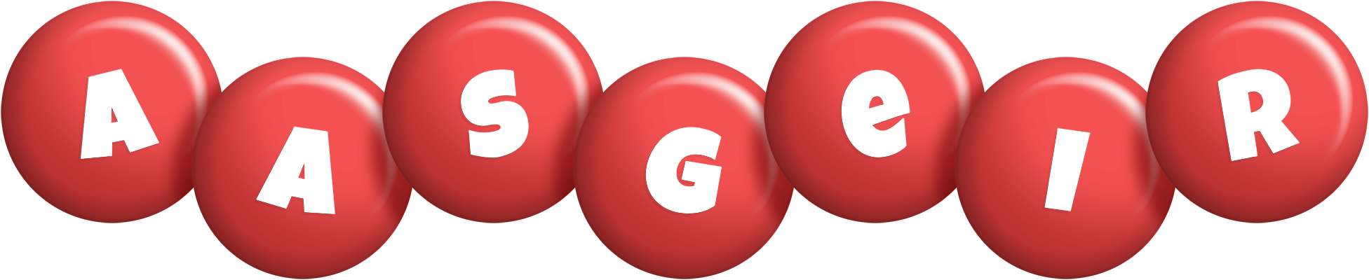 Aasgeir candy-red logo