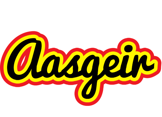 Aasgeir flaming logo