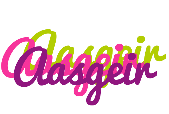 Aasgeir flowers logo