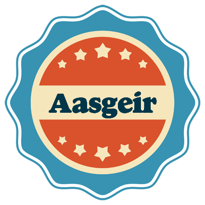 Aasgeir labels logo