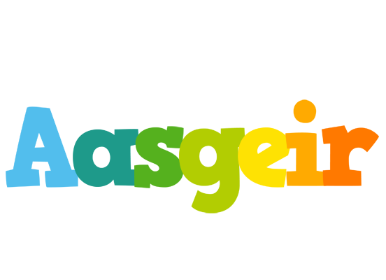 Aasgeir rainbows logo