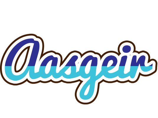 Aasgeir raining logo