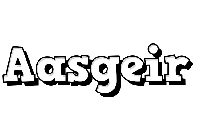 Aasgeir snowing logo