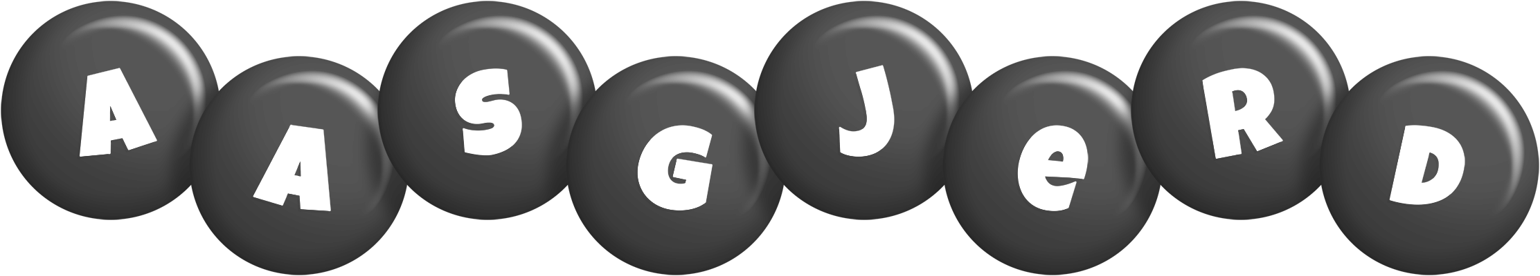 Aasgjerd candy-black logo