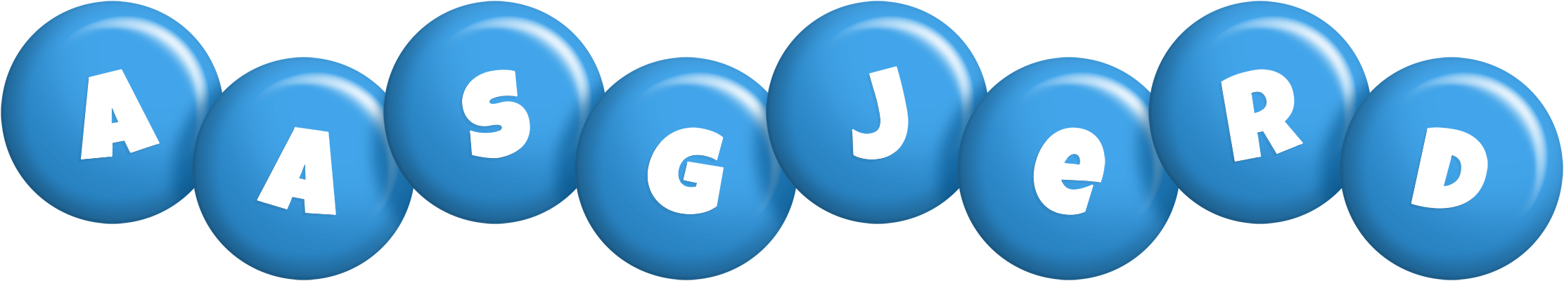 Aasgjerd candy-blue logo