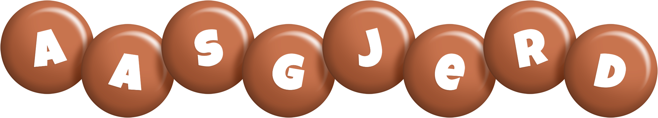 Aasgjerd candy-brown logo