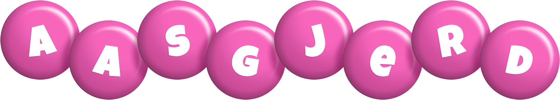 Aasgjerd candy-pink logo