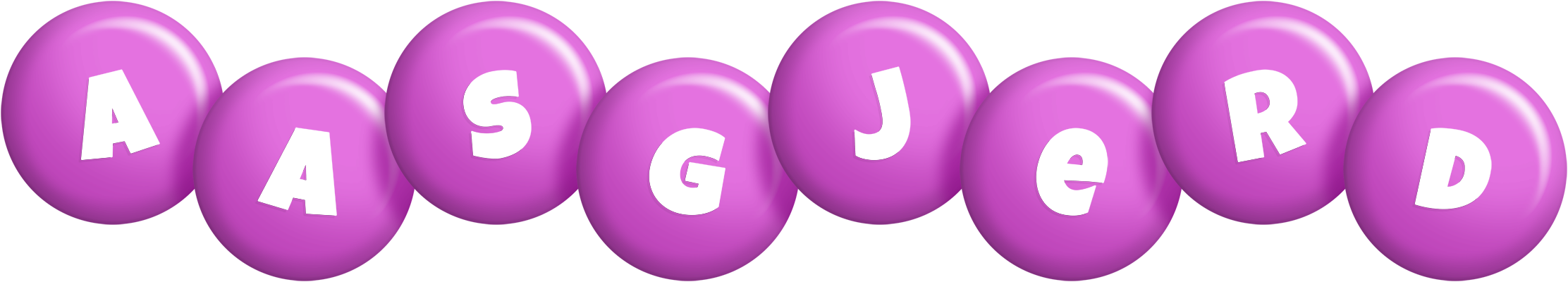 Aasgjerd candy-purple logo