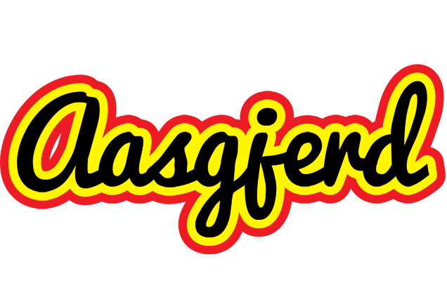 Aasgjerd flaming logo
