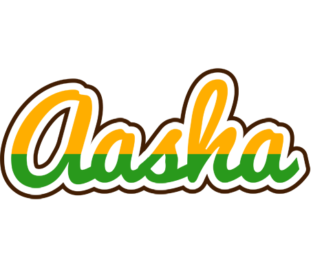 Aasha banana logo