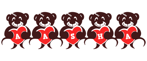 Aasha bear logo