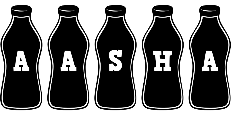Aasha bottle logo