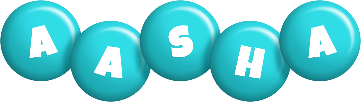 Aasha candy-azur logo
