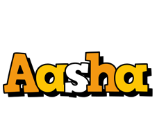 Aasha cartoon logo