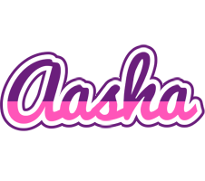 Aasha cheerful logo