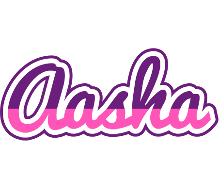 Aasha cheerful logo