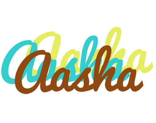 Aasha cupcake logo