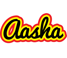 Aasha flaming logo
