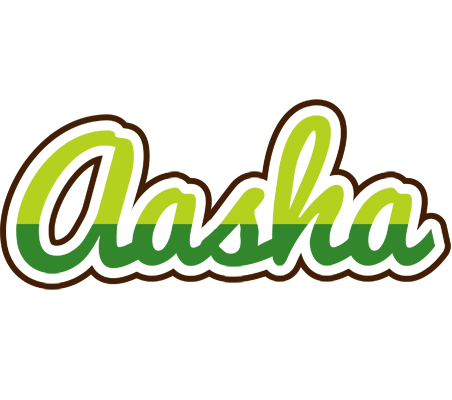 Aasha golfing logo