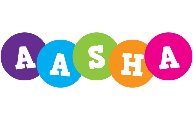 Aasha happy logo