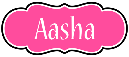 Aasha invitation logo