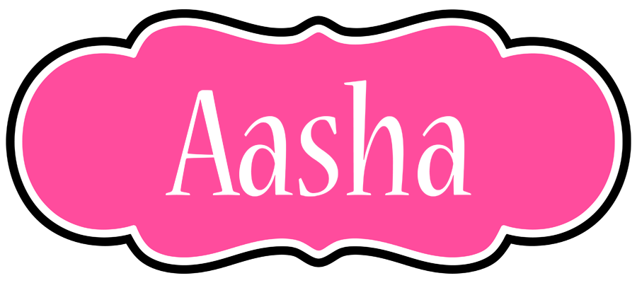 Aasha invitation logo