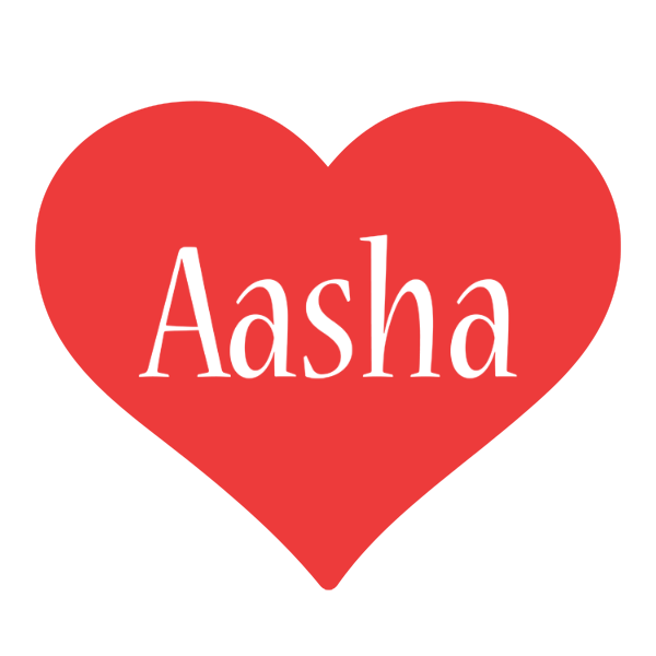 Aasha love logo