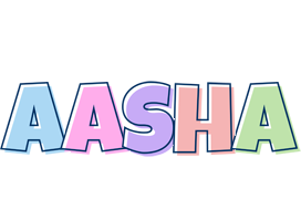 Aasha pastel logo