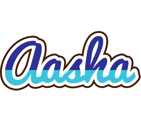 Aasha raining logo