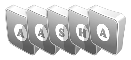 Aasha silver logo