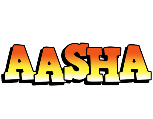 Aasha sunset logo