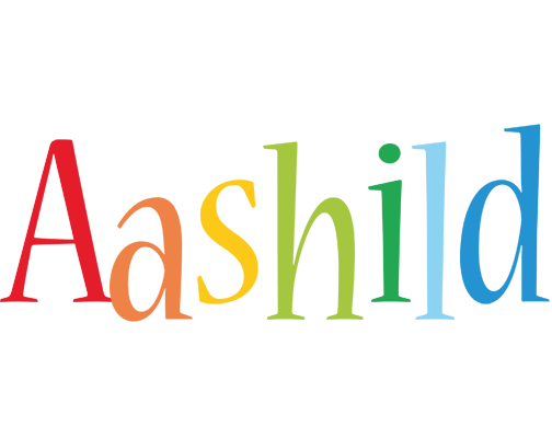 Aashild birthday logo