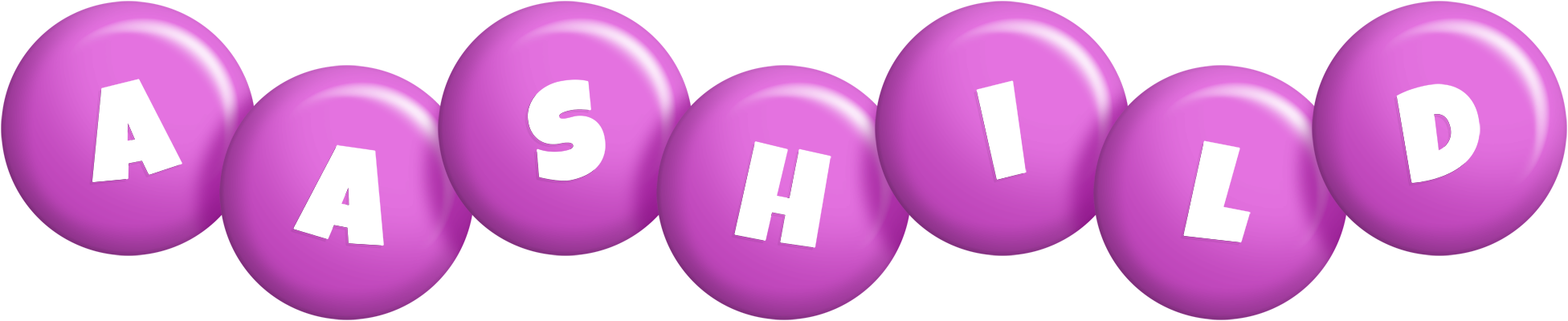 Aashild candy-purple logo