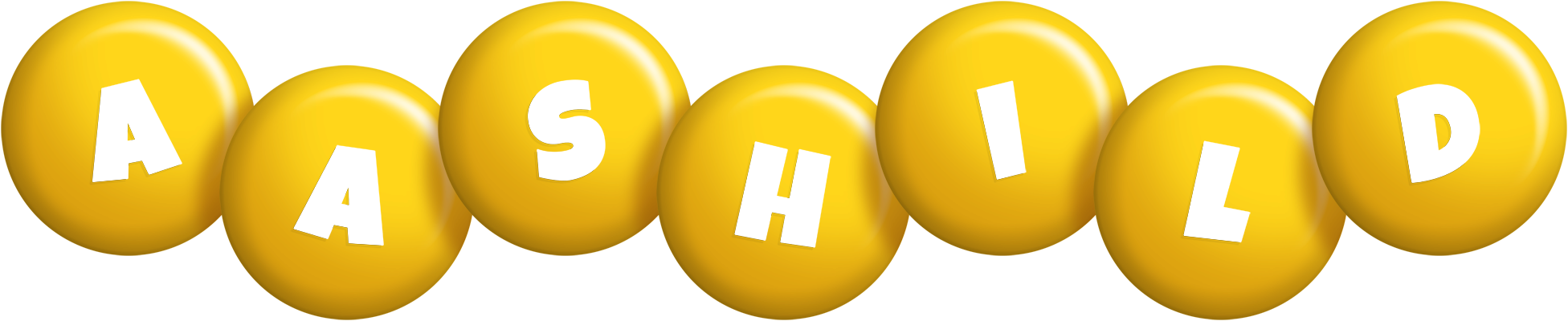 Aashild candy-yellow logo