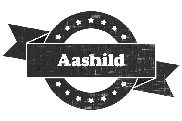 Aashild grunge logo