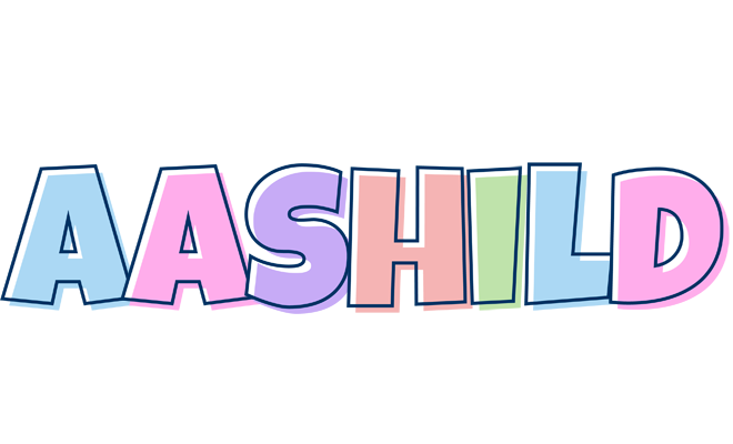 Aashild pastel logo