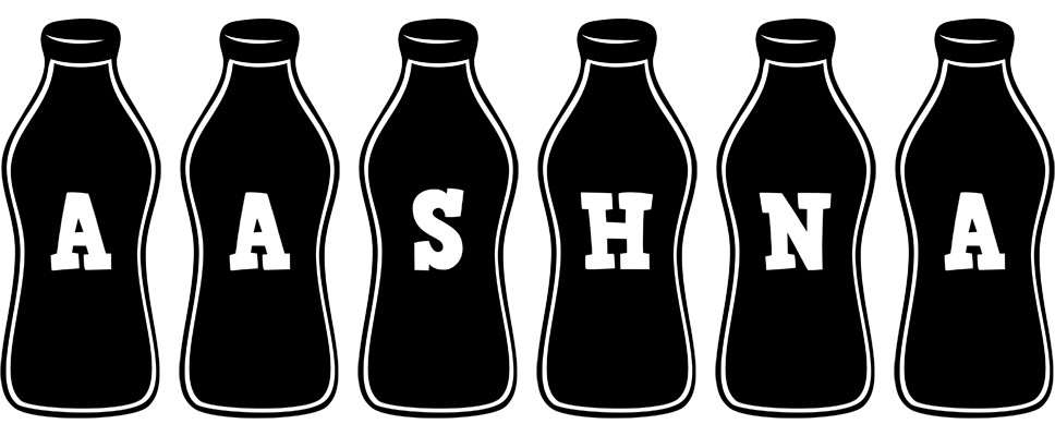 Aashna bottle logo