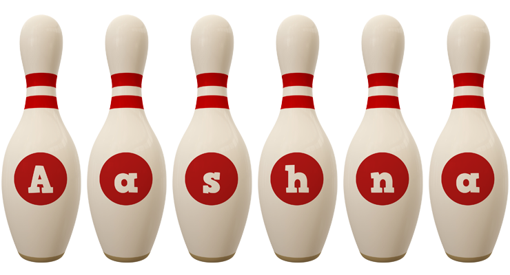 Aashna bowling-pin logo
